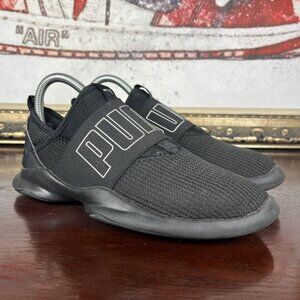 Puma Women's Dare Interest Mesh Tennis Shoe Size 6.5 Black Sneakers